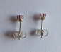 Preview: pinke zirkonia-silber-ohrringe---